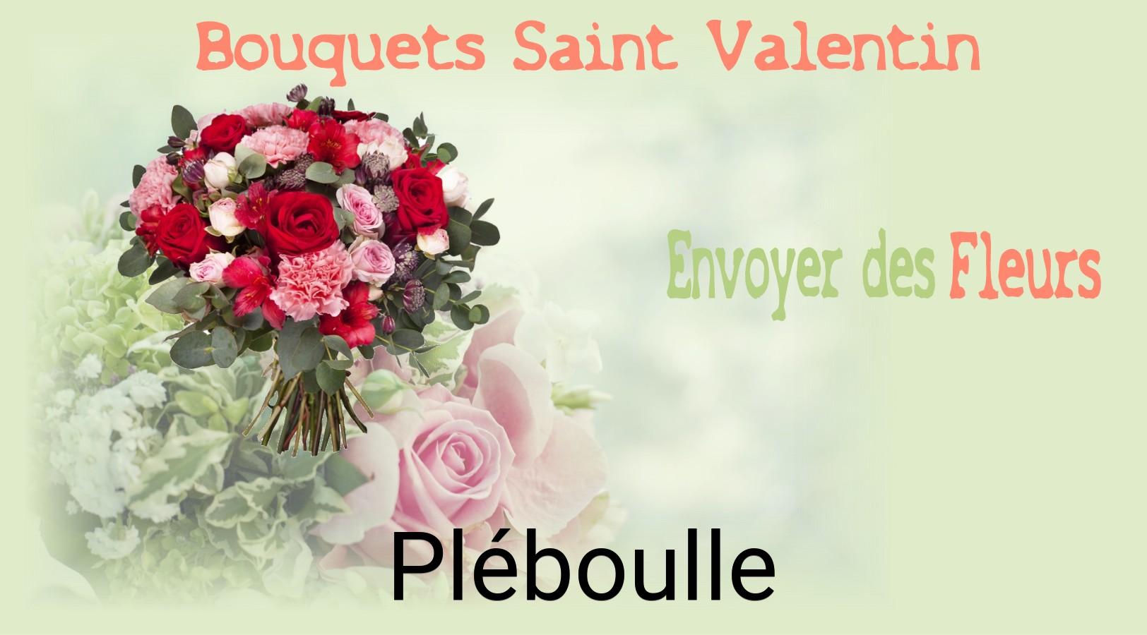 Roses de Saint-Valentin livrées à Pléboulle